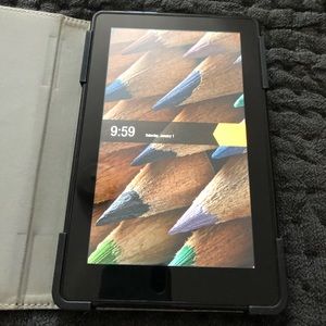 Amazon fire reading kindle